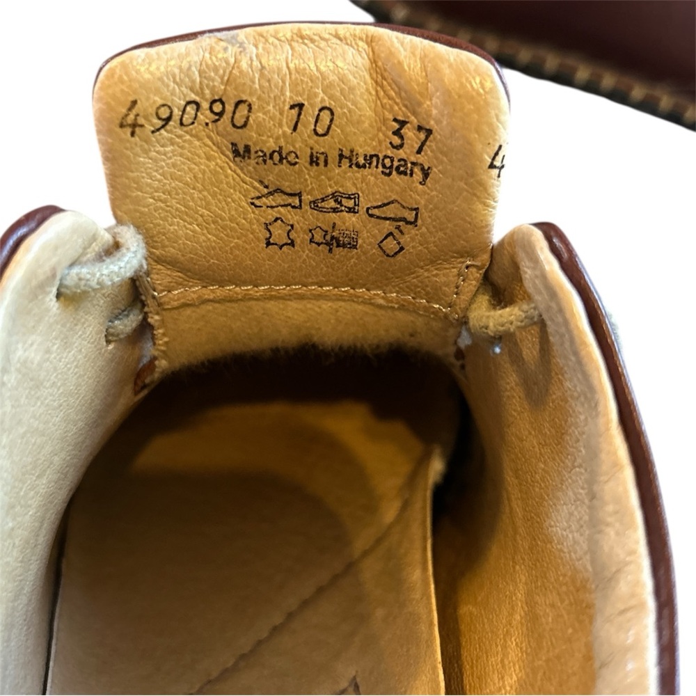 Josef Seibel Brown Leather Oxford Shoes Women's Size‎ 37 / US 6.5–7 Comfort - Picture 6 of 9